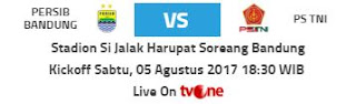 Tiket Persib vs TNI Hanya untuk Masyarakat Umum dan Pendukung PS TNI