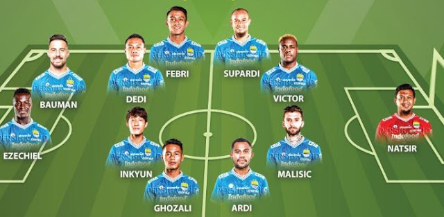 Line Up Persib Bandung Liga 1 2018