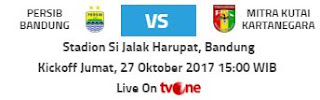 Prediksi Persib Bandung vs Mitra Kukar 27 Oktober 2017