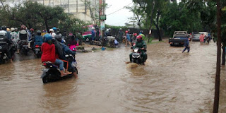 Banjir Landa Kawasan Gedebage Kota Bandung