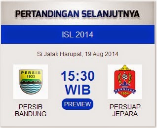RCTI Siarkan Langsung Persib vs Persijap Selasa 19 Agustus RCTI Siarkan Langsung Persib vs Persijap Selasa 19 Agustus