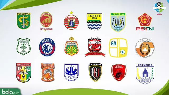 logo klub liga 1 2018