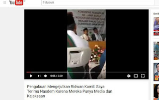 Video Ridwan Kamil Pilih Nasdem karena Punya Media dan Kejaksaan Video Ridwan Kamil Pilih Nasdem karena Punya Media dan Kejaksaan