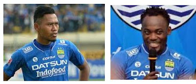 Tony Sucipto dan  Michael Essien