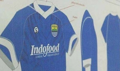 Jersey Baru Persib 2018 Masih Dipenuhi Logo Sponsor