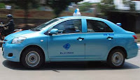 Taksi Blue Bird di Kota Bandung